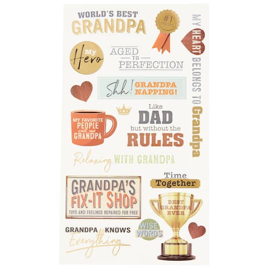 Grandpa Stickers by Recollections&#x2122;